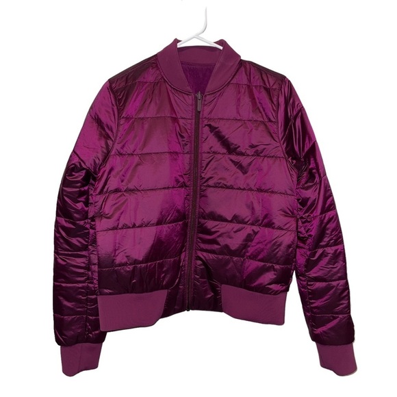 Lululemon Non-Stop Reversible Bomber Jacket in Marvel Women Size M - Picture 3 of 9